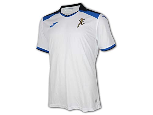 Joma Herren 2ª Atalanta Temporada 2022/23-Camiseta de Manga Corta Kurzarm Shirt, Blanco, L