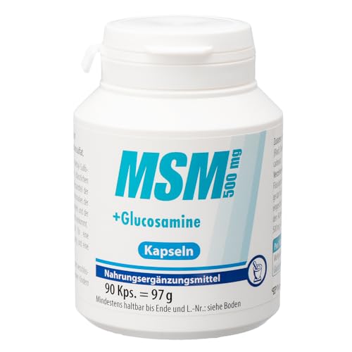 MSM 500 mg+Glucosamine Kapseln 90 St Kapseln