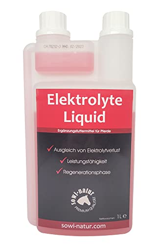 sowi-natur Elektrolyte Liquid flüssig Pferd Leistungsfähigkeit Regenerationsphase 1 Liter