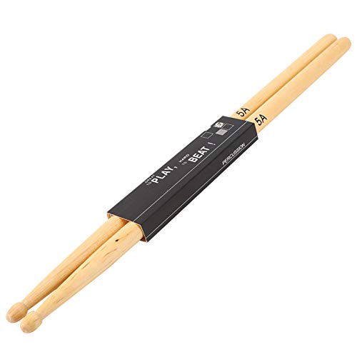 12 Paar Drumsticks, 5A Maple Drumsticks Drum Stick Holz Drum Stick Geeignet für Snare Drums, Übungs Drums und andere Drums