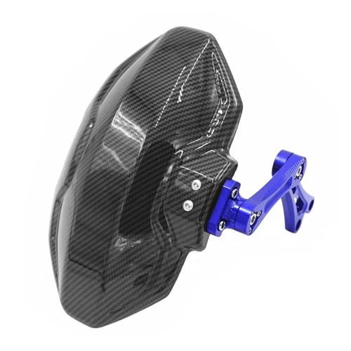 Spritzschutz Motorrad Motorrad Kotflügel Hinten Fender Verlängerung Splash Pad CNC Aluminium Zubehör Für PCX150 PCX 150 2019 2020 2021 (Color : Blau)
