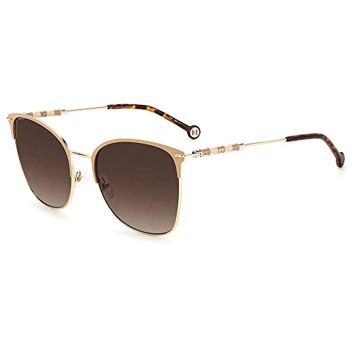 Carolina Herrera Unisex Ch 0036/s Sunglasses, BKU/HA Gold Nude, 56 mm