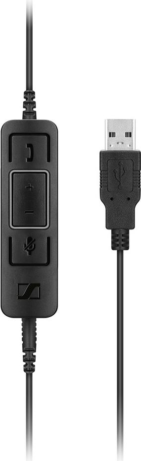 EPOS - SENNHEISER USB-CC x5 MS - Headset-Kabel - USB männlich zu 4-poliger Mini-Stecker weiblich - geformt - für Sennheiser SC 45, 45 USB MS, 75, 75 USB MS
