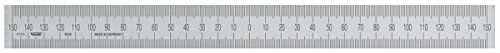 Stahlmaßstab, gemäß Werksnorm, 150-0-150 mm x 20 mm x 1,0 mm
