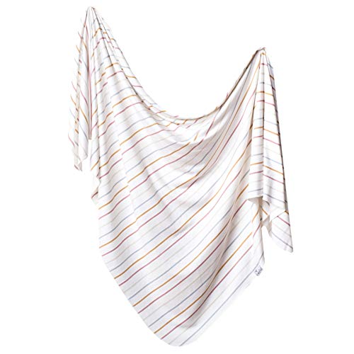 Copper Pearl Large Premium Knit Baby-Swaddle Receiving Blanket "Piper"
