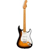 Squier by Fender Classic Vibe 50s Stratocaster, Solid-Body E-Gitarre für Rechtshänder, in 2-Colour Sunburst