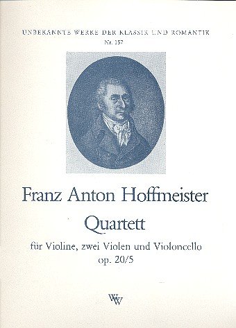 Quartett opus.20,5: für Violine, 2 Violen und Violoncello / Kontrabaß