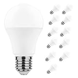 LumCa 12er Pack A60 LED Glühbirne 12W neutralweiß E27 ersetzt 75W | 4000 Kelvin | 1250 Lumen | nicht dimmbar | 220-240V | 270° Abstrahlwinkel| Glühbirne E27 | LED Birne E27 | Leuchtmittel e27