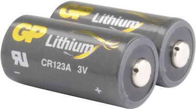 GP Batteries Lithium CR123A - CR123A - Lithium - 3 V - 2 Stück(e) - 1400 mAh - 10 Jahr(e) (070CR123AEC2)