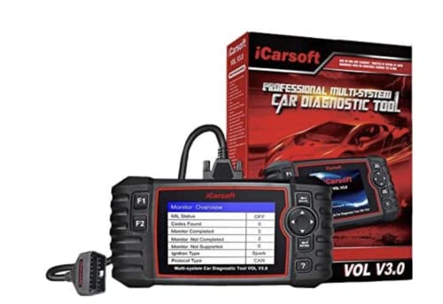 iCarsoft VOL V3.0 – Diagnosekoffer Auto Pro kompatibel mit Volvo und Saab – Professionelles Diagnosegerät