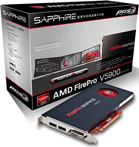 Sapphire AMD Firepro V5900 Professional Grafikkarte (2GB, GDDR5, 1x DVI 2X DP 16x PCI-E)