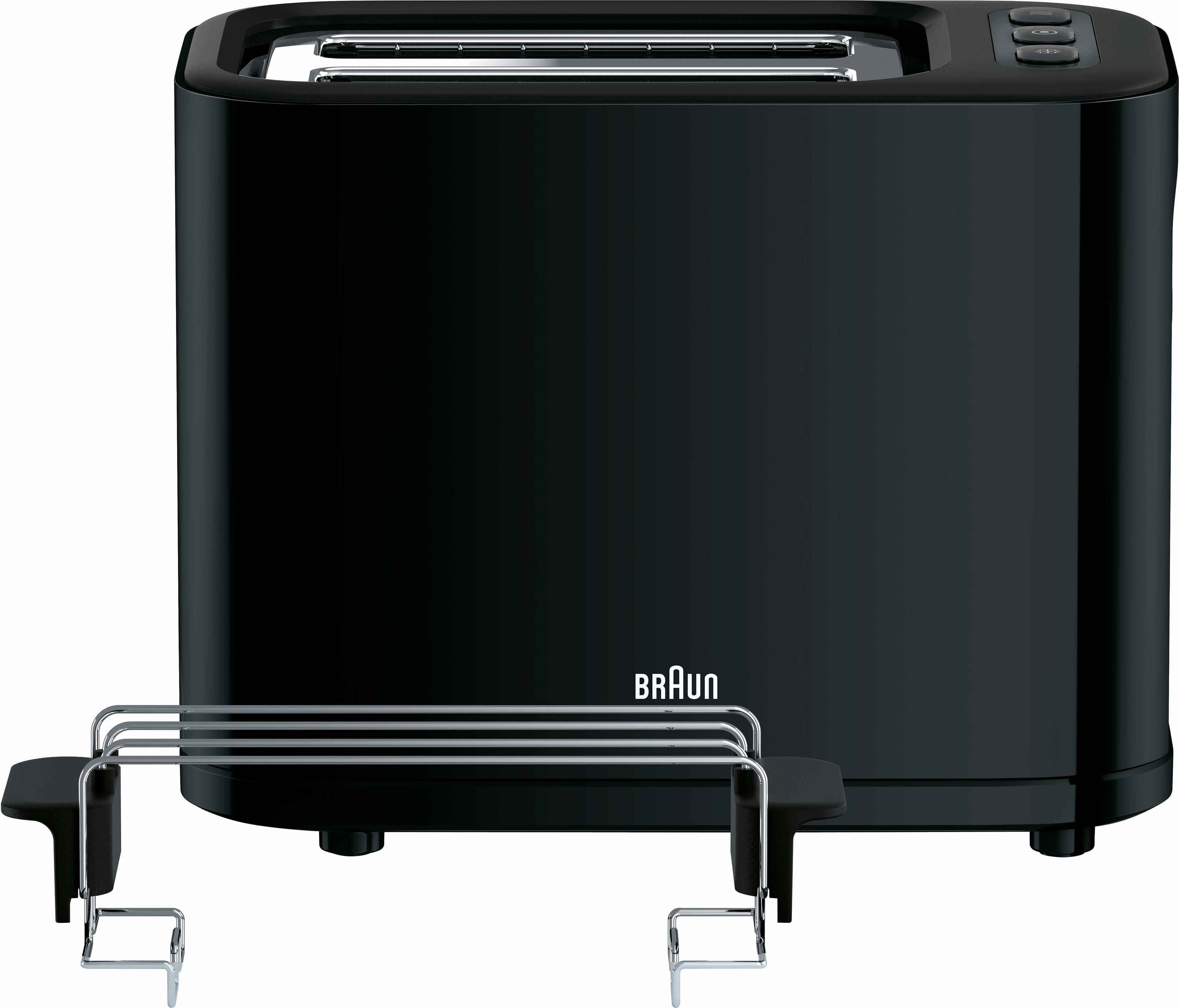 Braun Toaster "HT 3010 BK", 2 kurze Schlitze, für 2 Scheiben, 1000 W 2