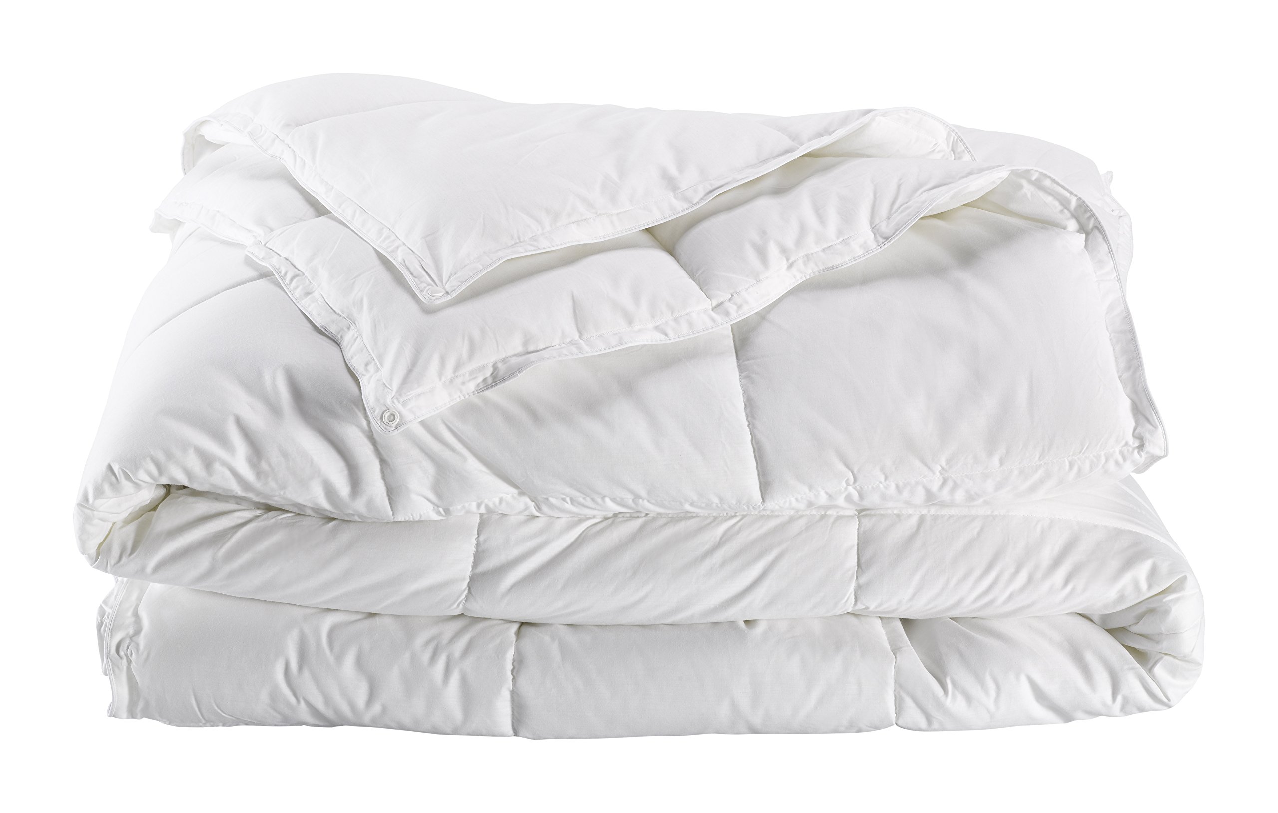 De Witte Lietaer 191672 Dream Bettbezug Perkal-Baumwolle weiß, weiß, 240 x 220 cm