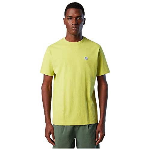 NORTH SAILS T-Shirt Rundhals mit Patch aus Filz, lindgrün, XL