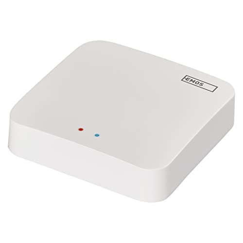 EMOS GoSmart ZigBee Gateway IP-1000Z, Smart Home Hub kompatibel mit Tuya, Smart Life, unterstützt Bluetooth, 2,4 GHz WiFi