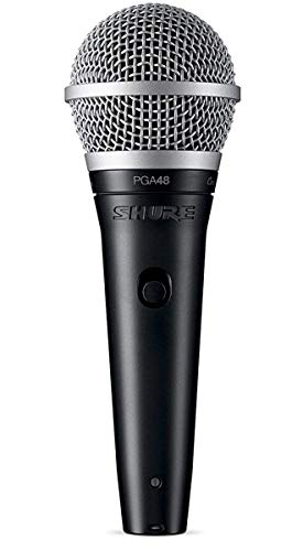 Shure PGA48 Niere Dynamisches Gesangsmikrofon mit XLR-zu-XLR-Kabel