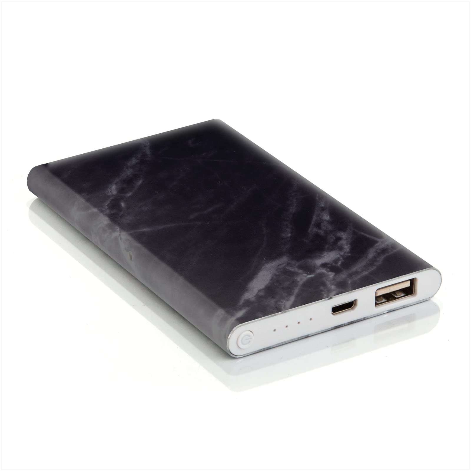 Good Design Works Tragbare Powerbank 4000mAh USB Handy Smartphone Ladegerät in Marmor - Geeignet für iPhone, Tablets und Elektrogeräte