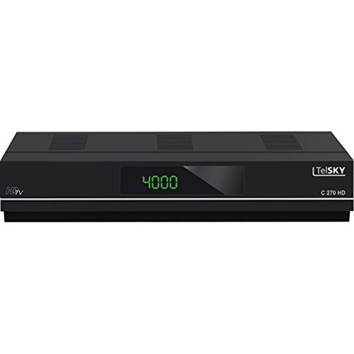 TelSKY 5310779 C 270 HD HDTV-Kabel Receiver (USB/PVR Ready/HDMI/SCART/LAN) schwarz