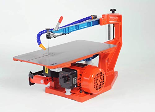 Hegner Feinschnittsäge Multicut SE mit Fußpedal (elektr. Drehzahlregelung 400 – 1400 U/min; Dekupiersäge mit neigbarem Sägetisch, Durchgang: 46 cm; Höhe 65 cm) 1844000