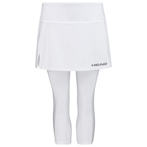 HEAD Damen Club 3/4 Tights Skirt W, White, XXX-Large