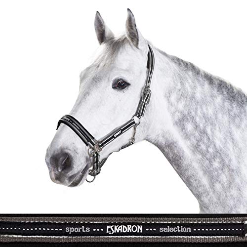ESKADRON Standard PIN BUCKLE Halfter, anthra-white-black, Pony groß