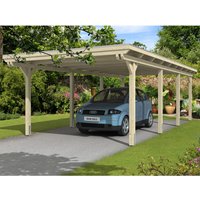 SKAN HOLZ Carport Emsland 404 x 846 cm, Leimholz, unbehandelt