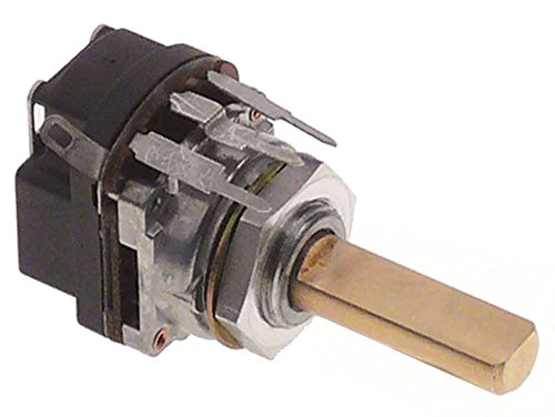 Rational Potentiometer für Kombidämpfer 5,20kOhm 18mm Drehwinkel 300° M10x0,75 Achse ø 6x4,6mm mit Schalter