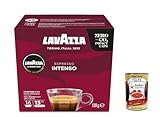 216 Kaffeekapseln Lavazza, A Modo Mio Espresso Intenso, für einen Espresso mit aromatischen Noten von Kakao und Gewürzen, Intensität 13/13, mittlere Röstung + Italian Gourmet polpa 400g