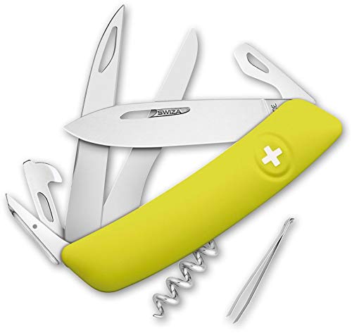 SWIZA Schweizer Taschenesser D07 Scissors mit großer Schere gelb