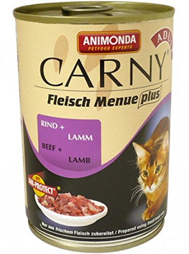 Animonda Carny® Adult Katzenfutter Nassfutter Rind + Lamm 400g ohne künstliche Geschmacks- und Farbstoffe