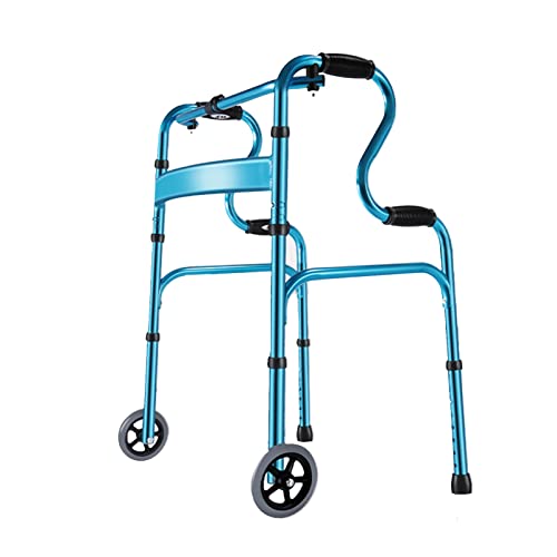 Gehgestell für ältere Menschen, Standard-Gehhilfe, höhenverstellbar, mit Rädern, für ältere Menschen, sicher mobil, mobil, Mobilitätshilfe für ältere und behinderte Benutzer, unterstützte Gehhilfe,