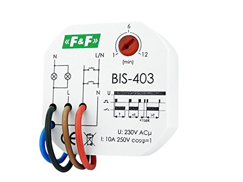 Bistabile Relais mit Zeitschalter F&F BIS-403 Timer 4086