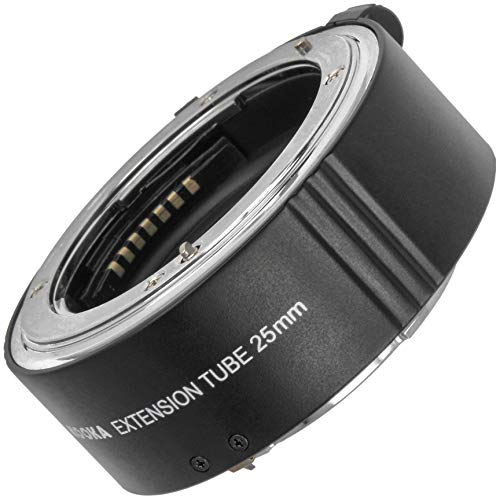 Micnova Zwischenring für Makrofotografie | 25mm Automatik Makro Zwischenring, kompatibel mit Nikon F-Bajonett | Extension Tube