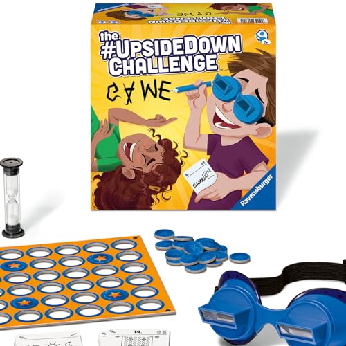 Ravensburger Kinderspiele 20672 - The #UpsideDownChallenge Game - Spaß- und Aktionsspiel für 2 bis 6 Spieler ab 7 Jahren