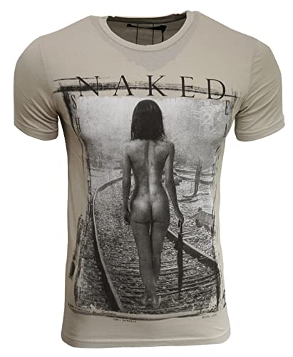Religion Clothing Herren T-Shirt Naked (M, Quicksilver)