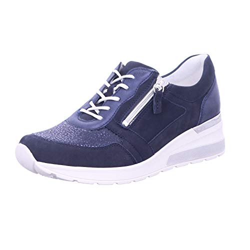 Waldläufer Damen Schnuerschuhe H-Clara 939H01-511-217 blau 815264