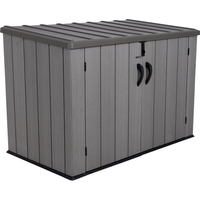 Lifetime Mülltonnenbox 'Greg' braun/grau Kunststoff 109 x 191 x 131 cm