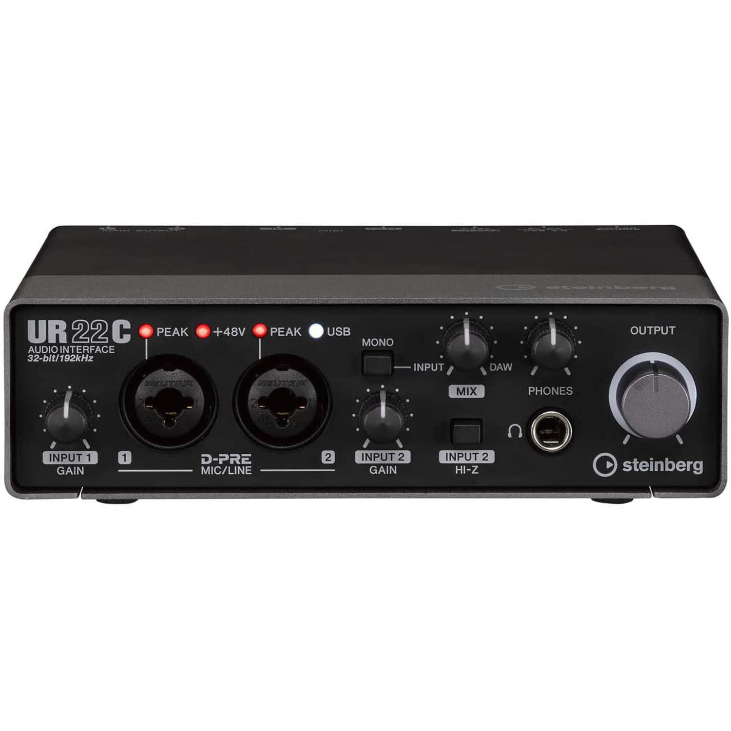 Steinberg UR22C USB 3.0 Audio-Interface, inklusive Cubase AI, Cubasis LE und Steinberg Plus Software-Paket