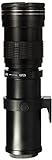 RUILI 420-800mm F/ 8.3-16 Zoom High Definition Teleobjektiv mit T Mount Adapter für Nikon D7500 D850 D3400 D7200 D5300 D3000, D3100, D5600, D5000, D700, D300, D600, D800 D750 und weitere DSLR Kameras