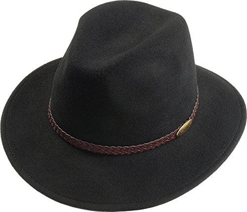 rollbarer Hut in 3 Farben, Kopfgroesse: 56, Schwarz