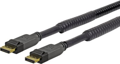 VivoLink PRODPAM10 DisplayPort-Kabel, 10 m, Schwarz