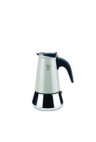 Pezzetti Multi Farbe Induktion Edelstahl Herd Moka Espresso Kaffeemaschine – 4,6 Tasse 4 Cup multi