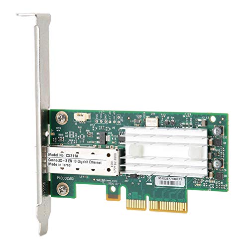 Netzwerkkarte, MCX311A 10-Gbit / s-Single-Port-Speicheradapter, für PCI-EX4-, X8-, X16-Schnittstellen, für Server, Desktops und Speicher