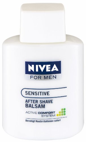 NIVEA For Men After Shave Balsam sensitive, 4er Pack (4 x 100 ml)