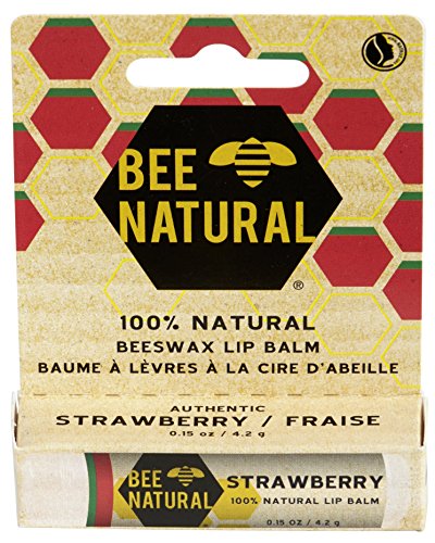 Bee Natural Lippenbalsam - Strawberry 12er Pack