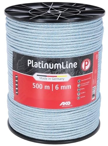 AKO PlatinumLine Seil 200m, weiß/blau