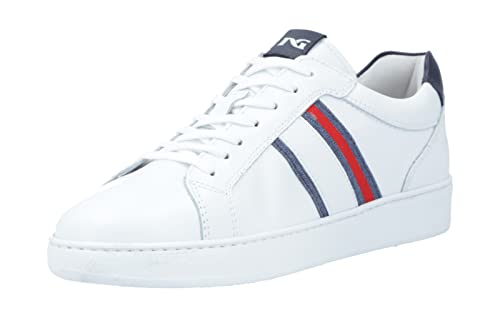 Nero Giardini Edel Herren-Sneaker aus Italien, Color:weiß, 11-Deutsch:46