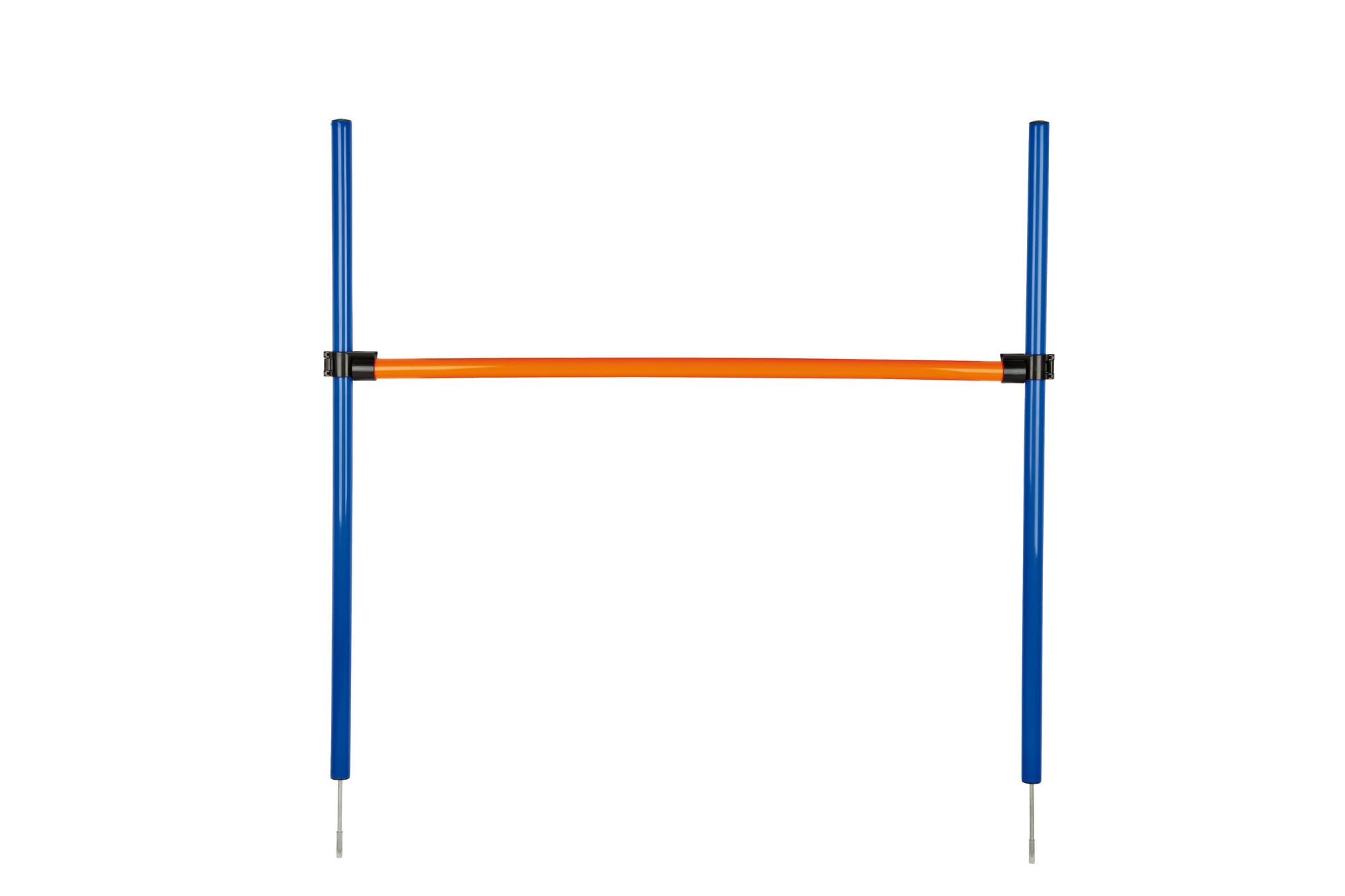 Trixie 3207 Dog Activity Agility Hürde, Kunststoff, 123 × 115 cm, ø 3 cm, blau/orange