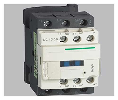 Elektromagnetische Schalter Schütz AC Schütz LC1D09 LC1D12 LC1D18 BC7 F7c M7c Q7c 24V 110V 220V 380V (Color : Lc1d12m7c 12a 220v)