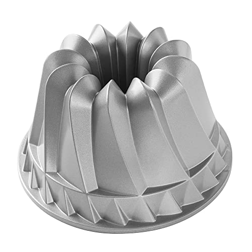 NordicWare Backform Gugelhupf, Aluminium, Silber, 22,9 x 22,9 x 10,2 cm